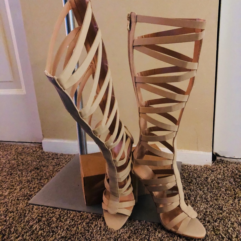Gladiator style shoes